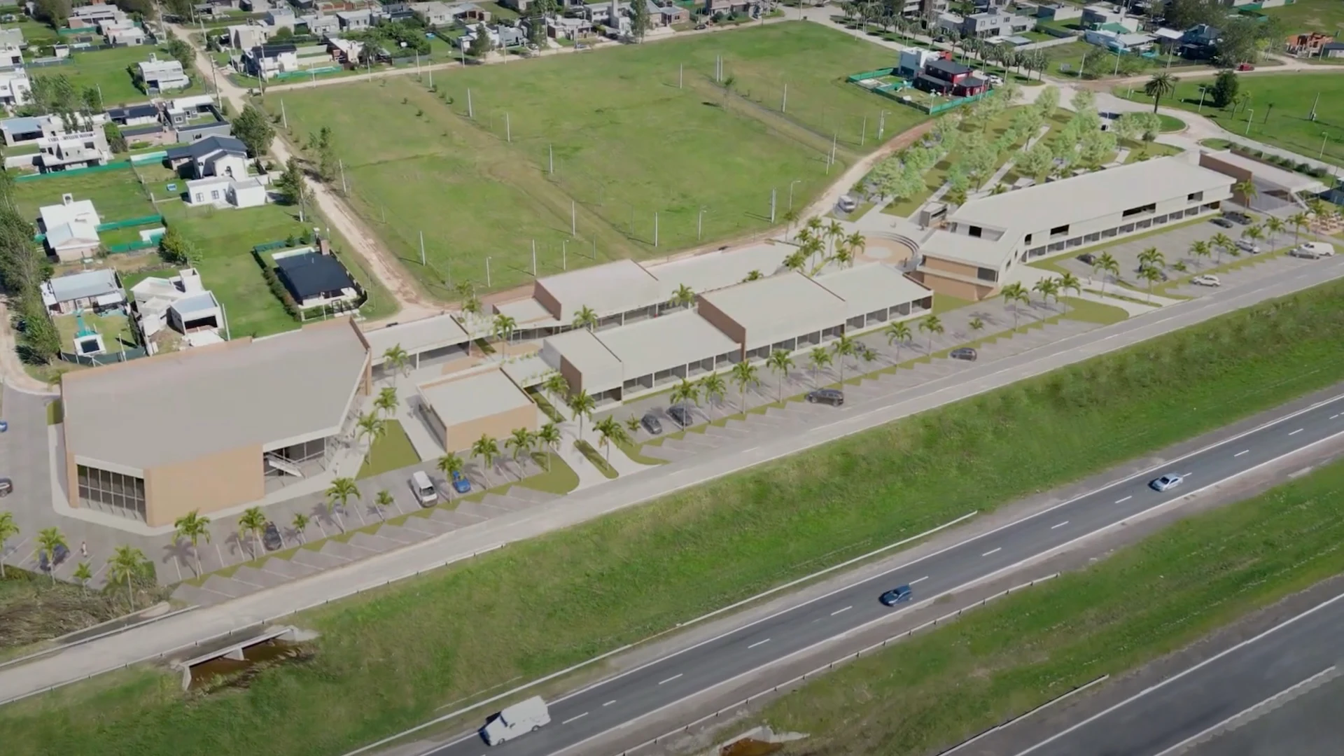 Avanza Palmares de Roldán, un nuevo centro comercial en la autopista Rosario - Córdoba