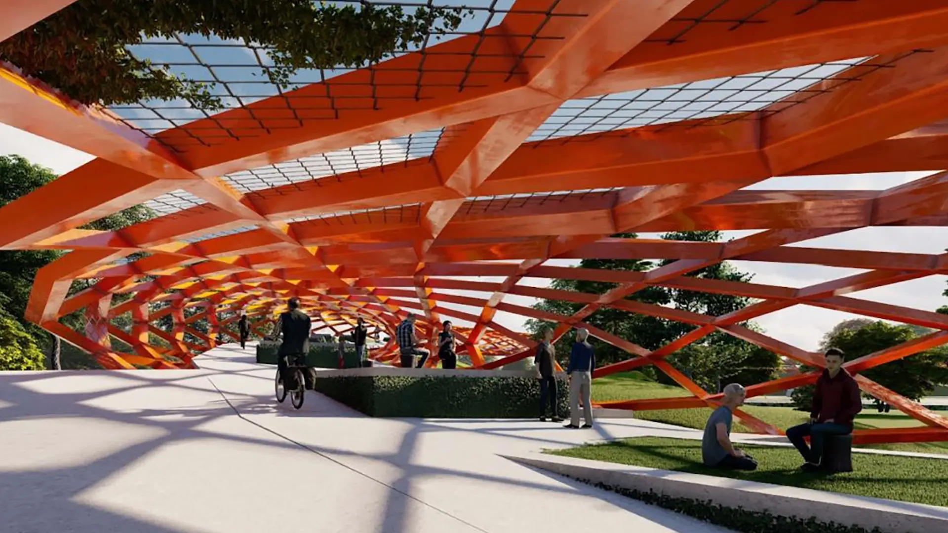 Así será el novedoso puente peatonal que conectará con Aeroparque