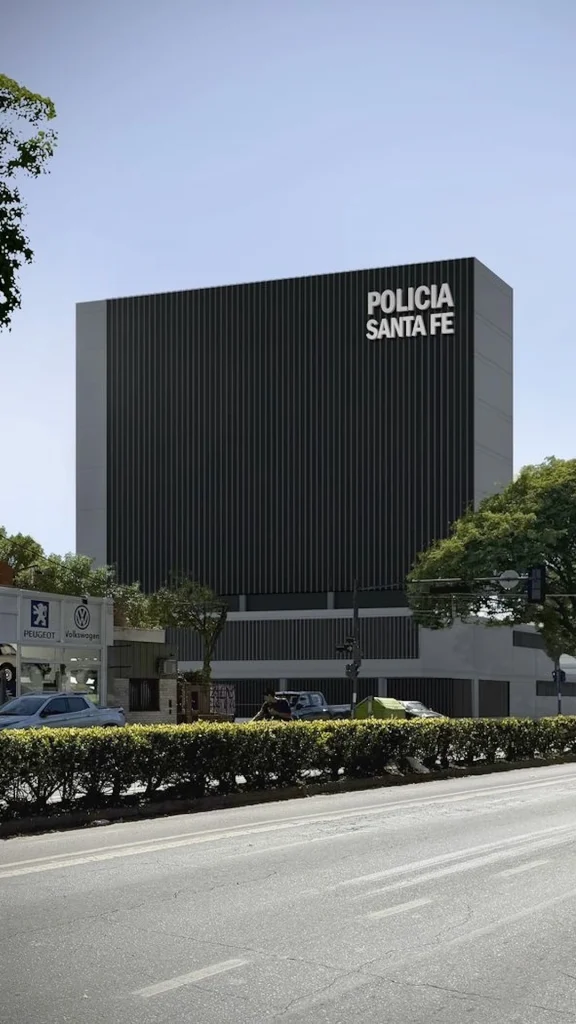 Así será la Estación Policial Rosario Centro: estará en Av. Pellegrini y Ovidio Lagos