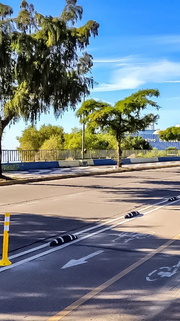 Se sumaron obras de seguridad para los ciclistas de Rosario