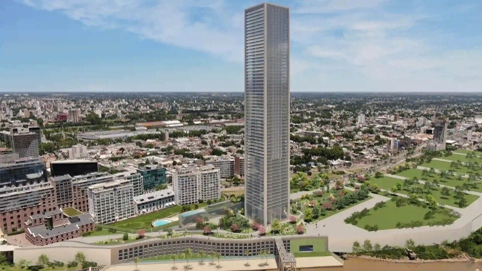 Primeros pasos para la construcción en Rosario del segundo rascacielos más alto de Argentina