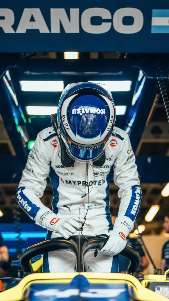Franco Colapinto se prepara para el Gran Premio de Bélgica