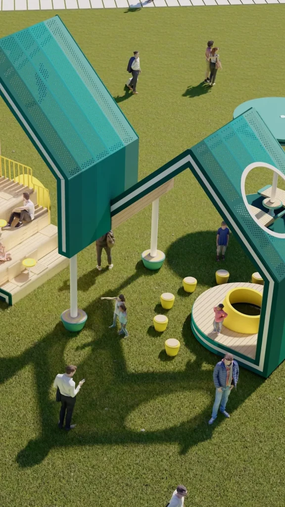 Llega un nuevo espacio para jugar en la plaza del Mercado del Patio