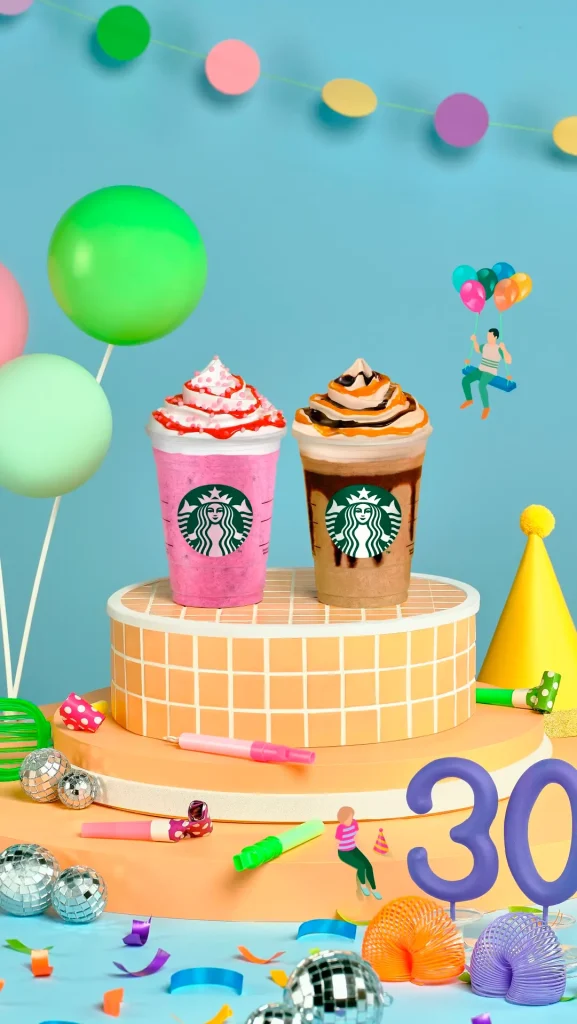 El Frappuccino cumple 30 años y Starbucks lo celebra con nuevas bebidas