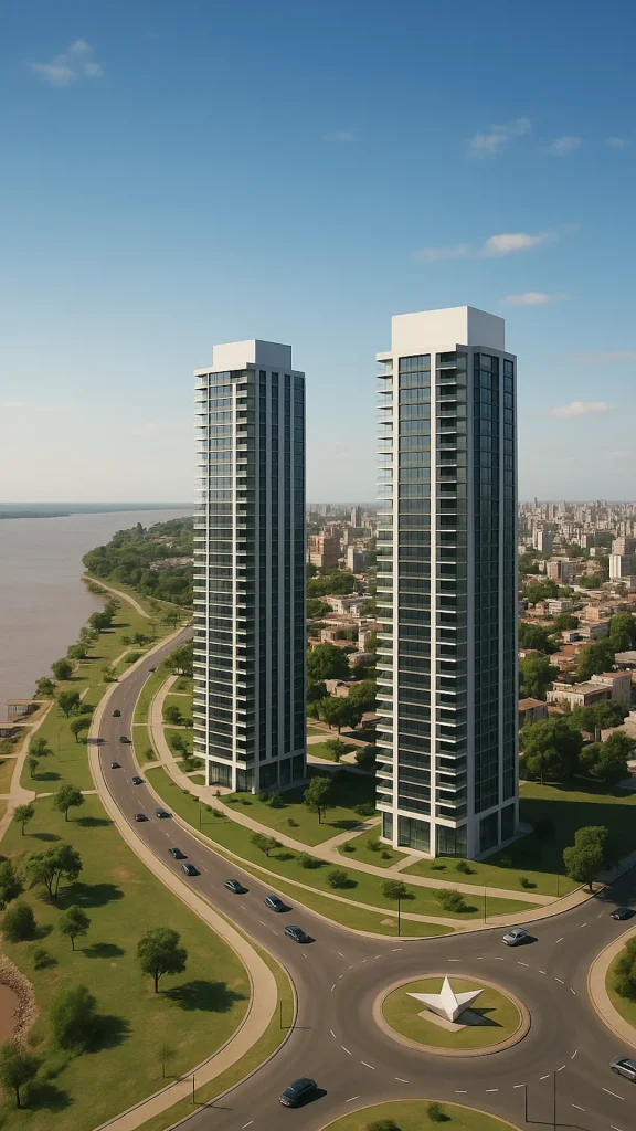 El Concejo de Rosario busca aprobar la construcción de torres de hasta 120 metros de altura