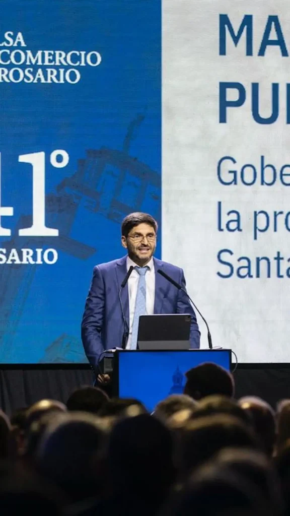 Pullaro en la Bolsa de Comercio: