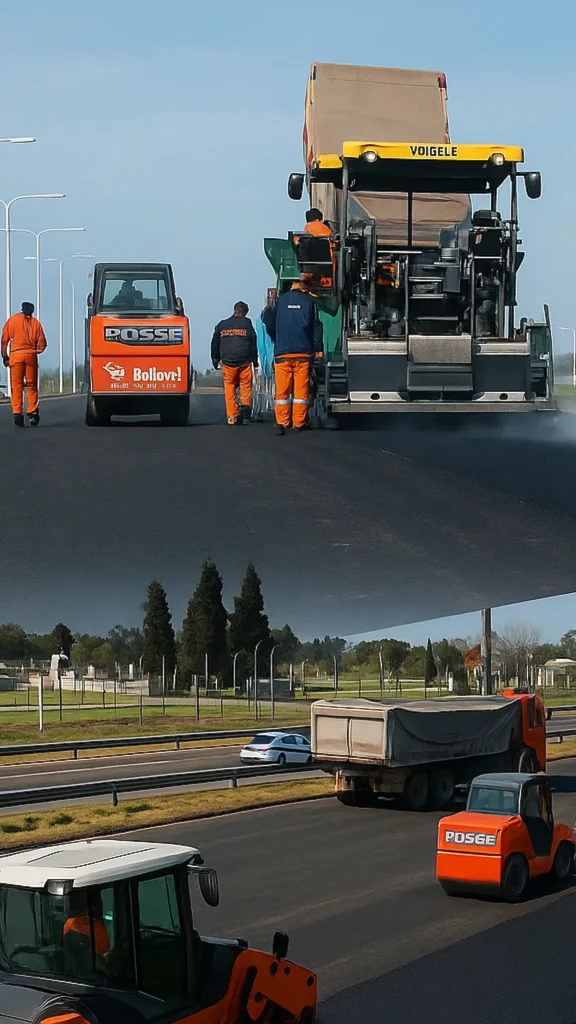 Ya está listo el 35% de las obras del tercer carril de la autopista Rosario - Santa Fe
