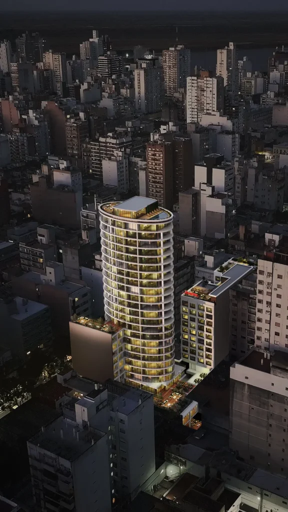 Así avanza Iconcenter Rosario: el proyecto que combina hotel, departamentos, cocheras y más