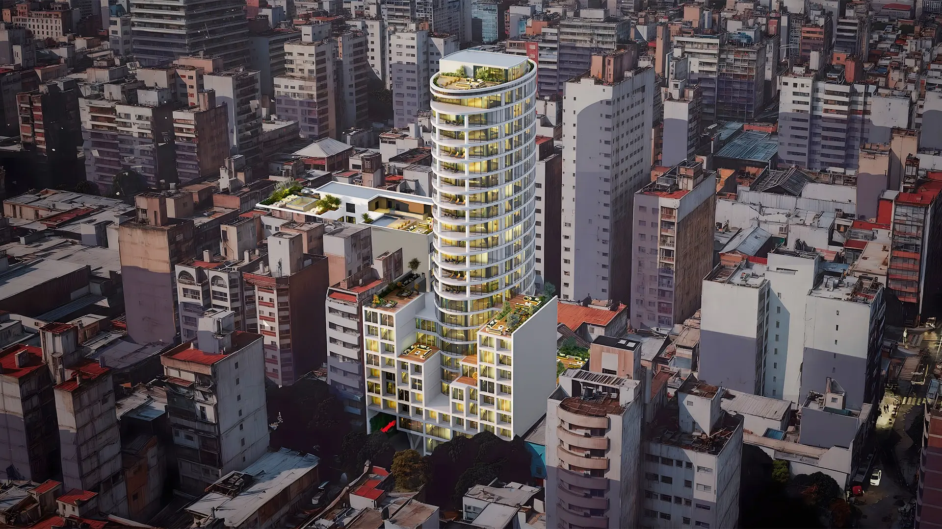 Así avanza Iconcenter Rosario: el proyecto que combina hotel, departamentos, cocheras y más