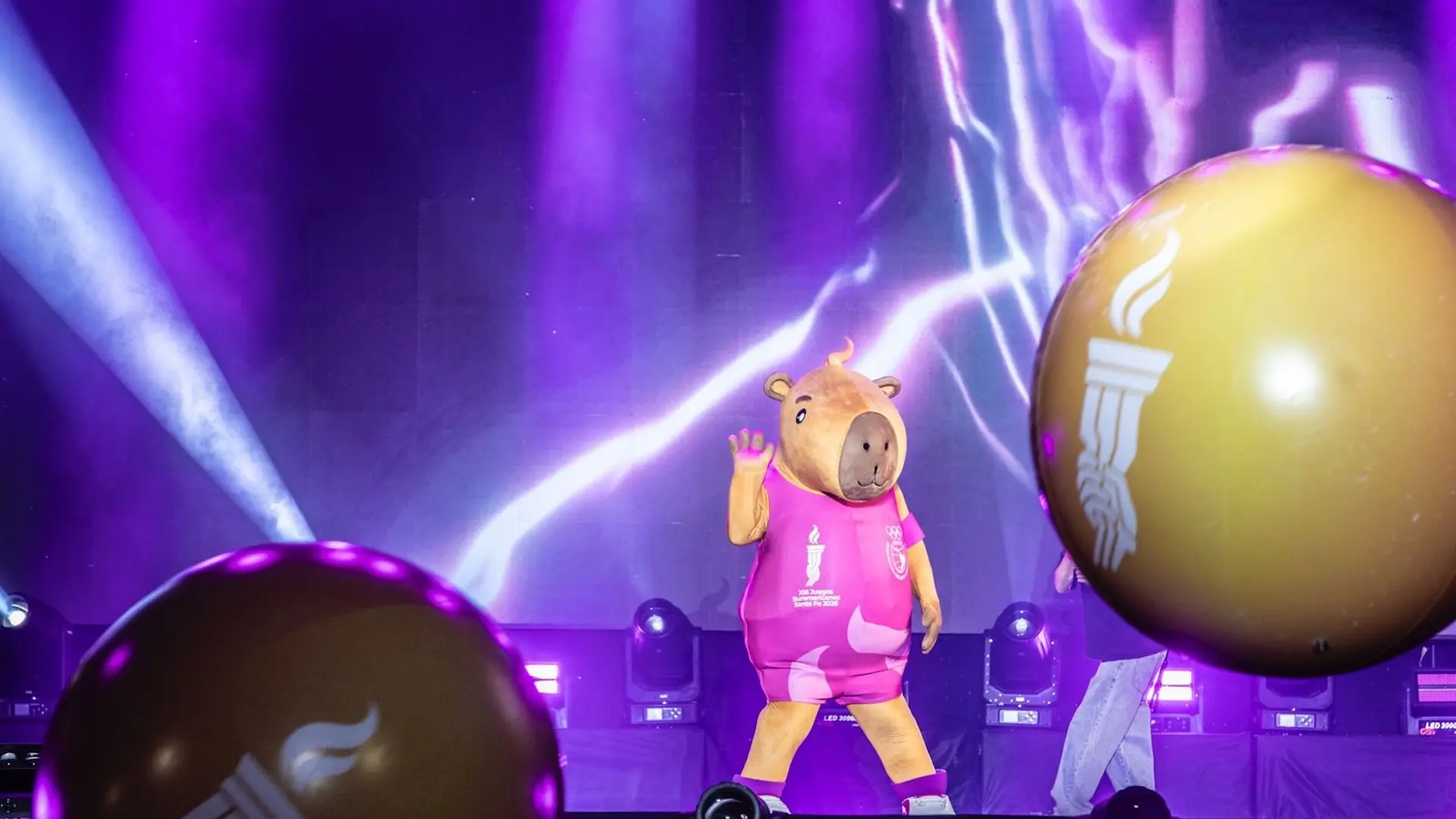 Presentaron a Capi, la mascota oficial de los Juegos Suramericanos 2026