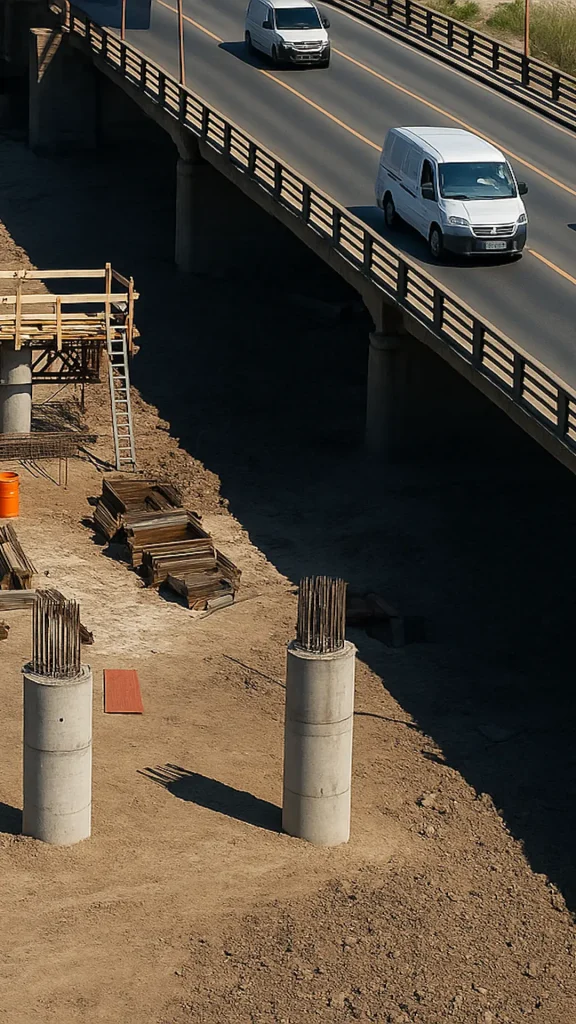 Avanzan las obras del puente Santa Fe - Santo Tomé
