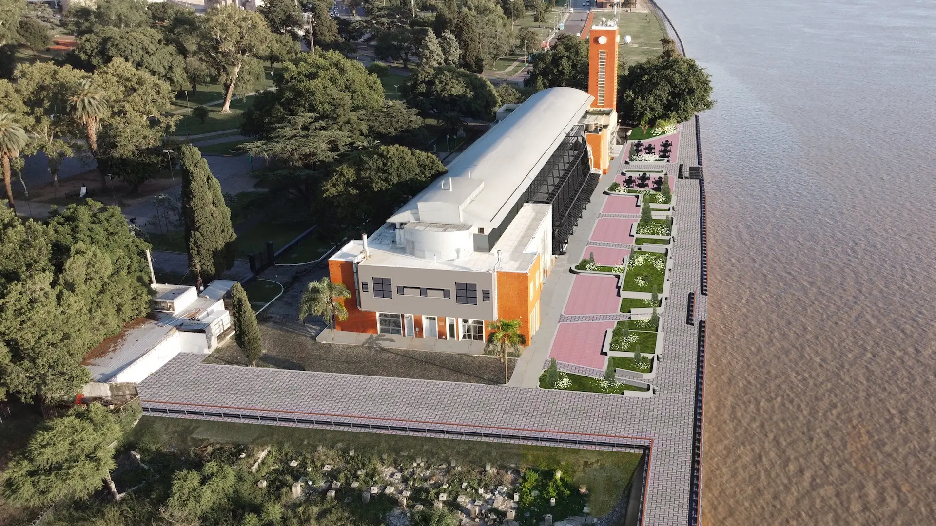 Así quedará la renovación de los muelles de La Fluvial de Rosario: imágenes