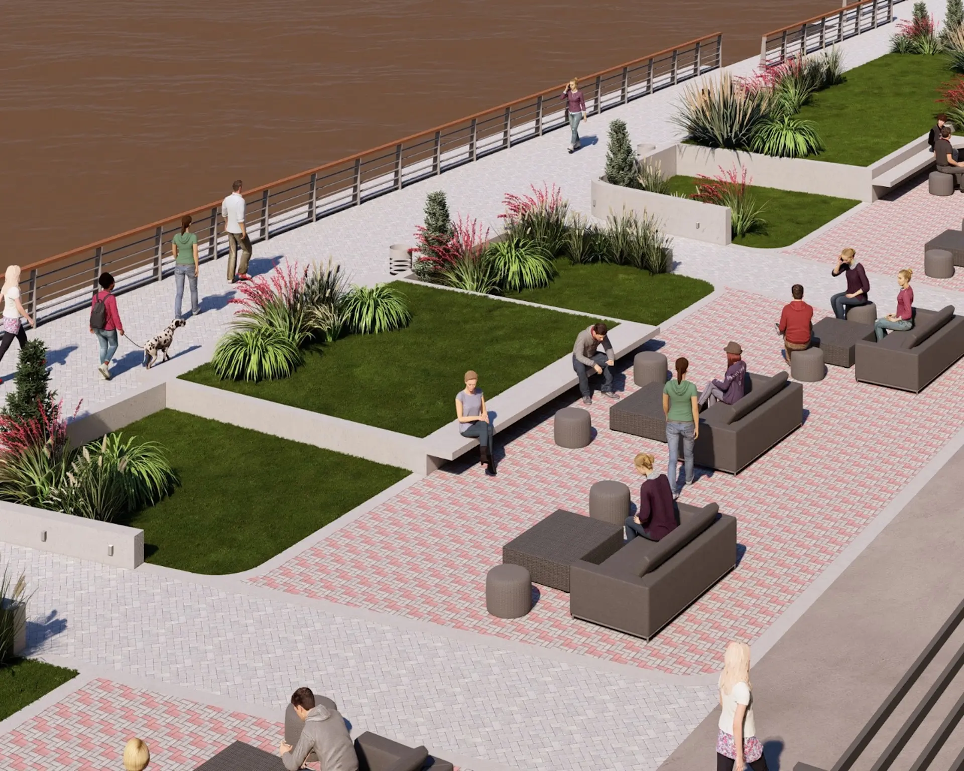 Así quedará la renovación de los muelles de La Fluvial de Rosario: imágenes