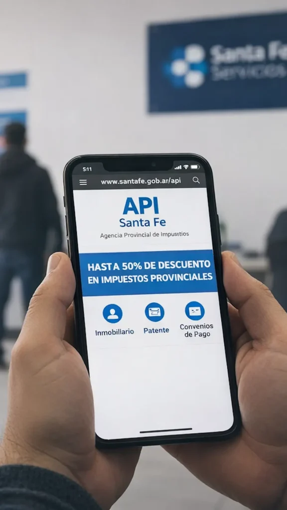 API Santa Fe: cómo obtener un 56% de descuento en impuestos provinciales