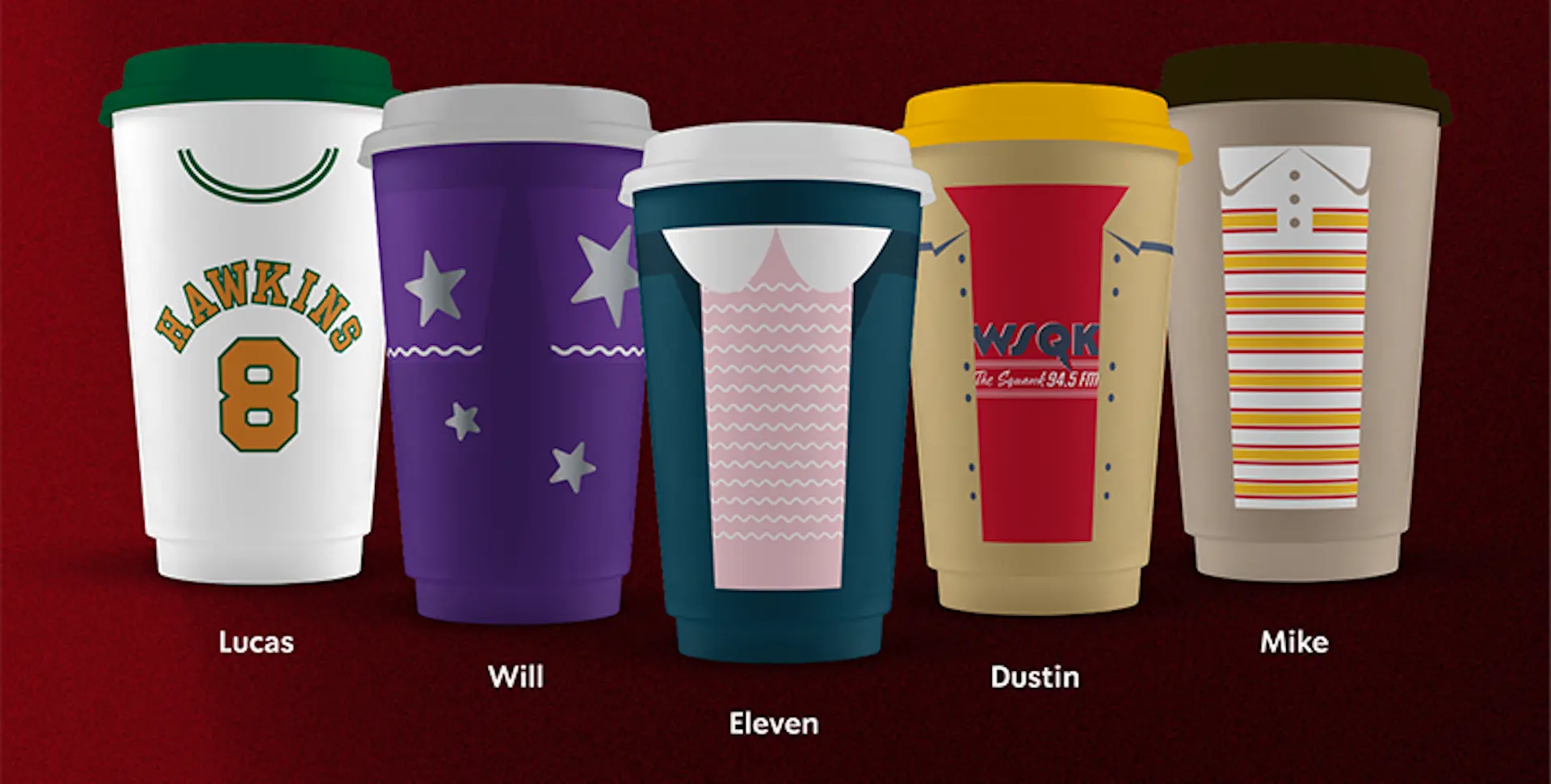 Ya llegó la colección Stranger Things a Starbucks Argentina: vasos, stoppers y más