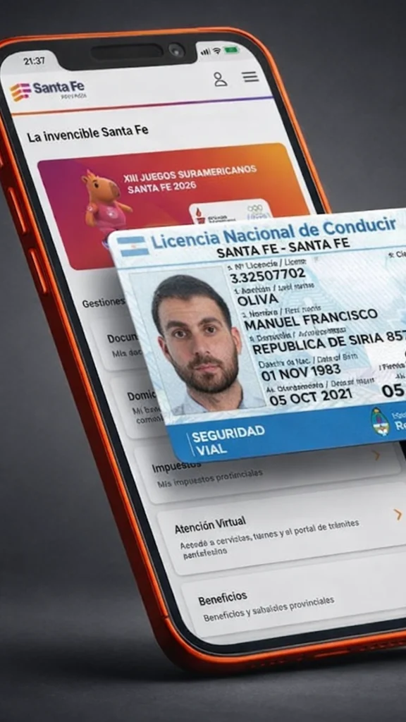 La licencia de conducir digital ya tiene validez en la app Mi Santa Fe