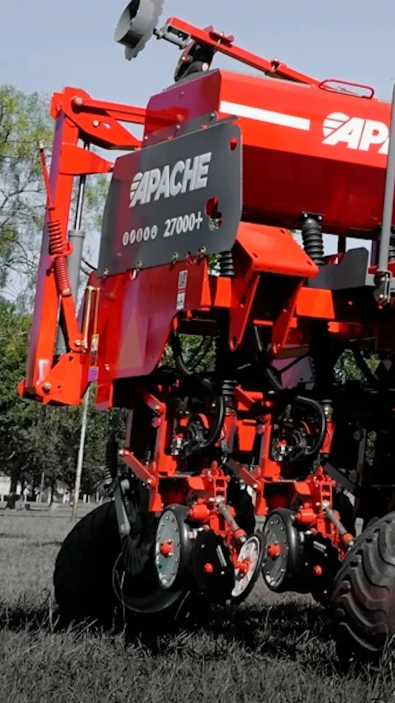 Por segundo año consecutivo, Apache fue líder en exportación de sembradoras desde Argentina