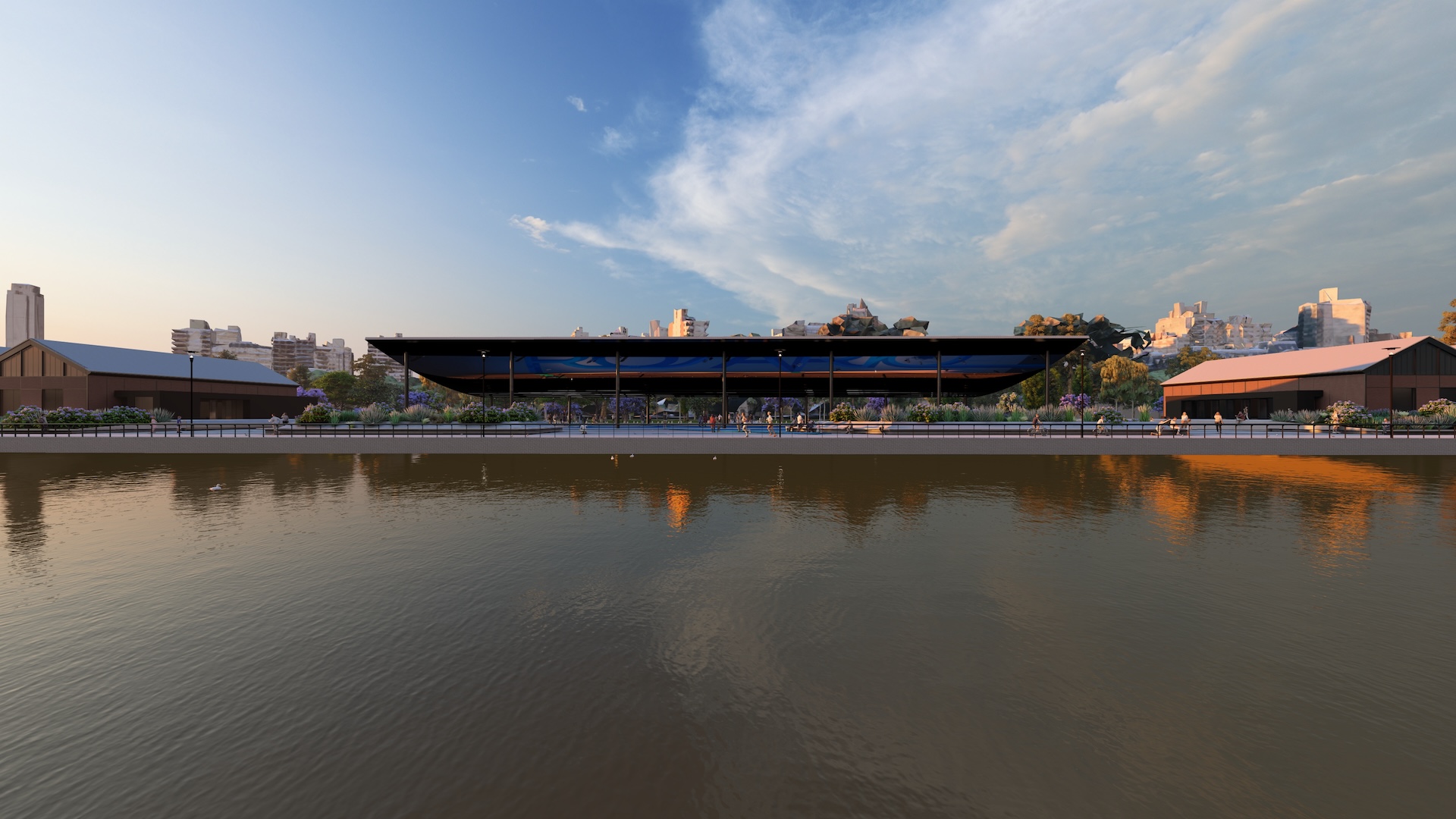 Este viernes 27 inaugura la nueva Rambla del Tricentenario en la costa central de Rosario: imágenes