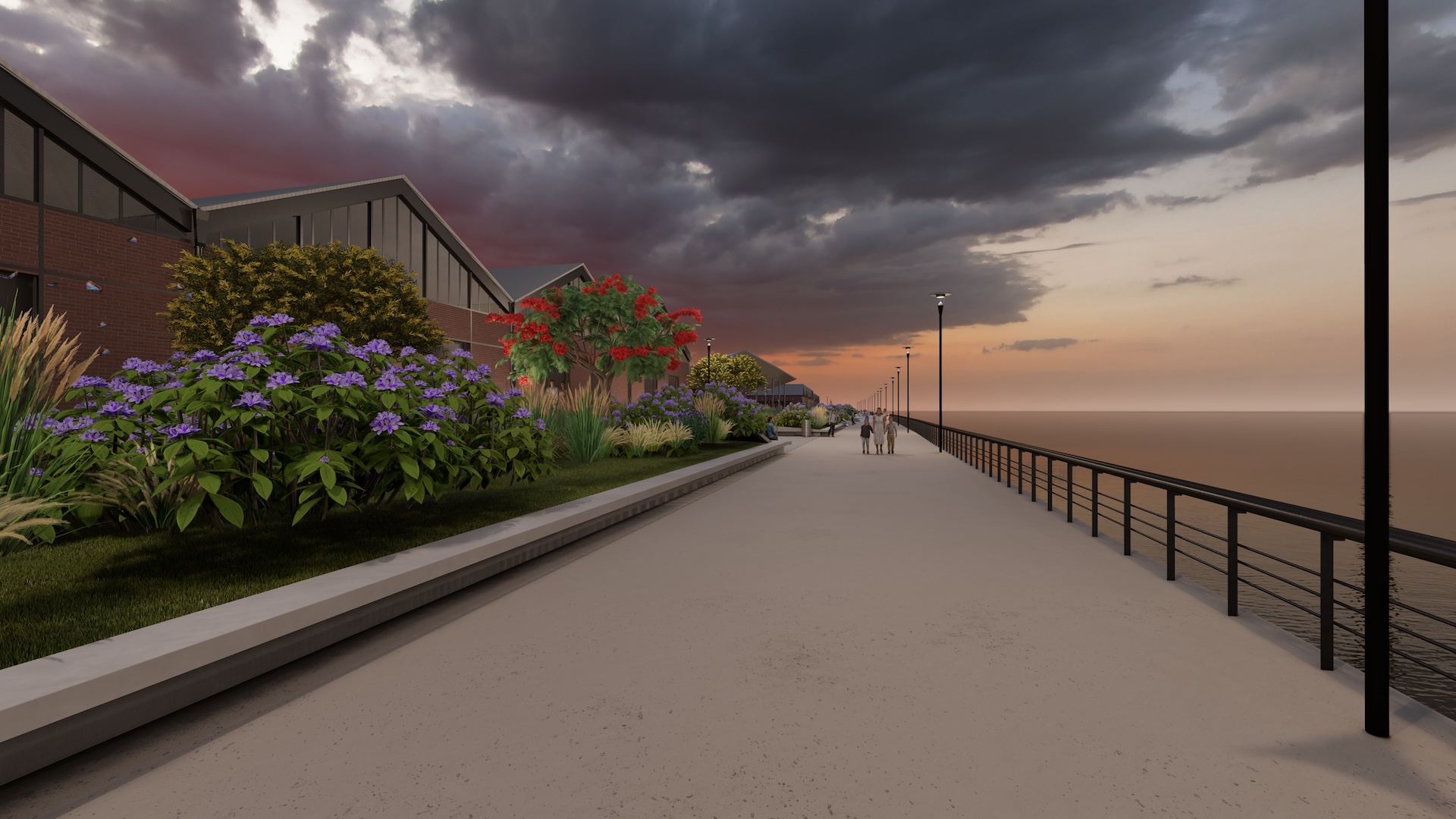 Este viernes 27 inaugura la nueva Rambla del Tricentenario en la costa central de Rosario: imágenes