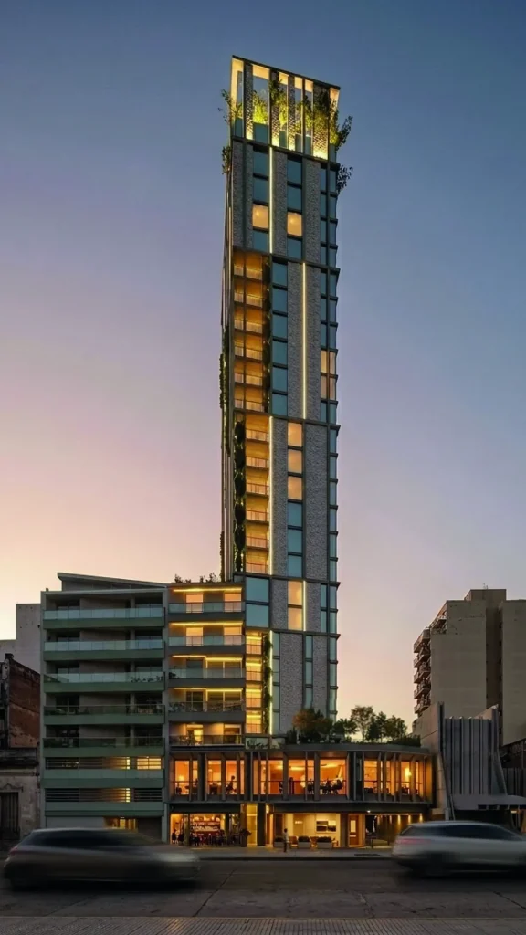 Rosario tendrá una novedosa torre residencial con una plaza a 70 metros de altura