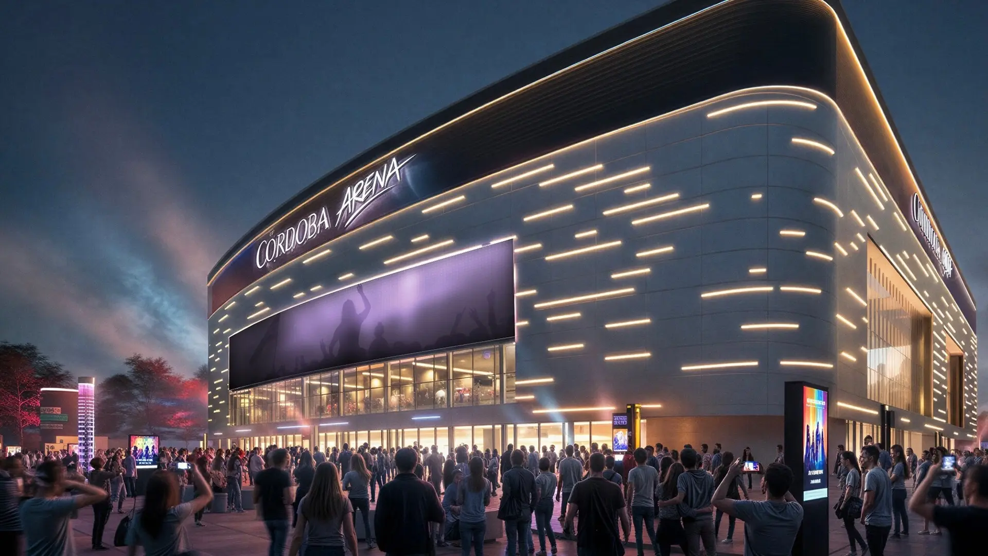 Así será el mega estadio Arena Córdoba: shows, recitales, deportes y más