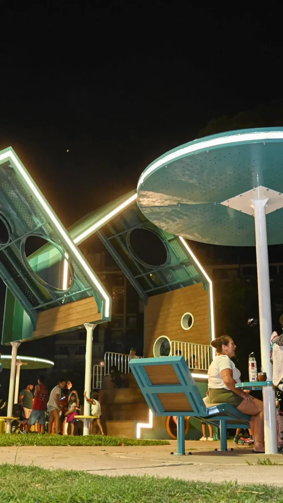 Street Room Rosario: así es la nueva atracción en la plaza del Mercado del Patio