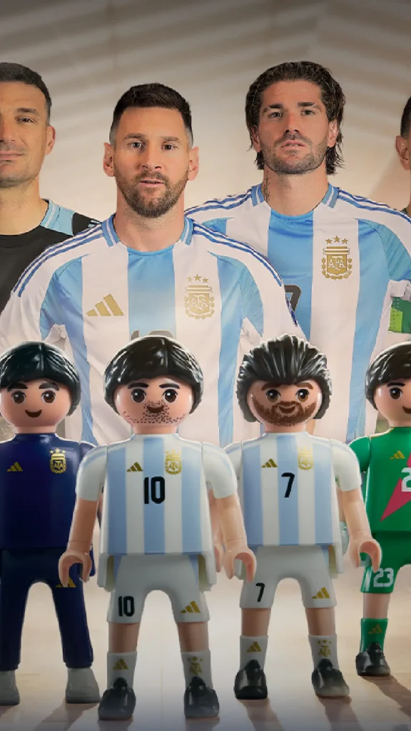 La colección exclusiva de Playmobil de la Selección Argentina llegó a Alto Rosario