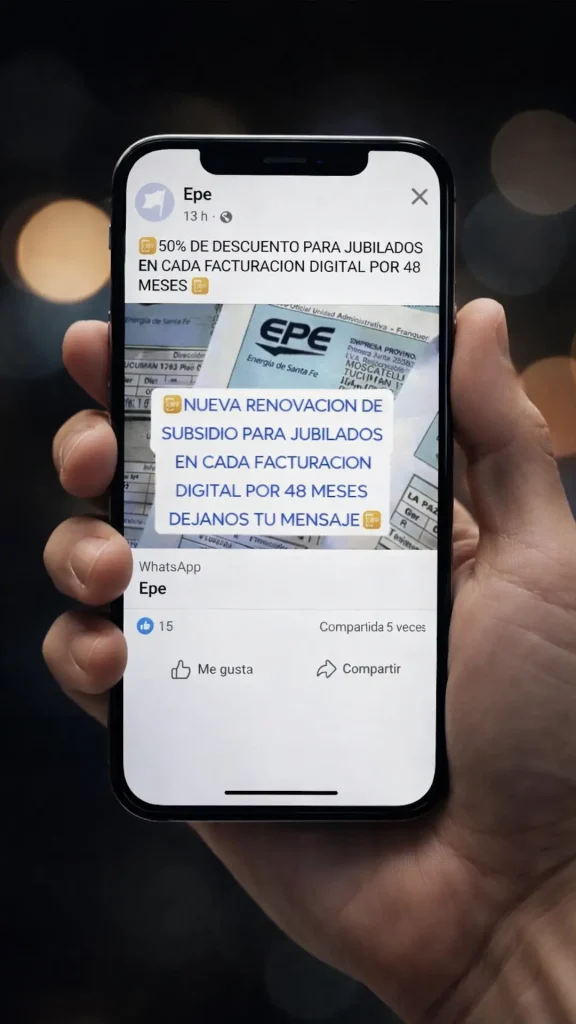 La EPE alertó por estafas y publicidades engañosas en WhatsApp y redes sociales