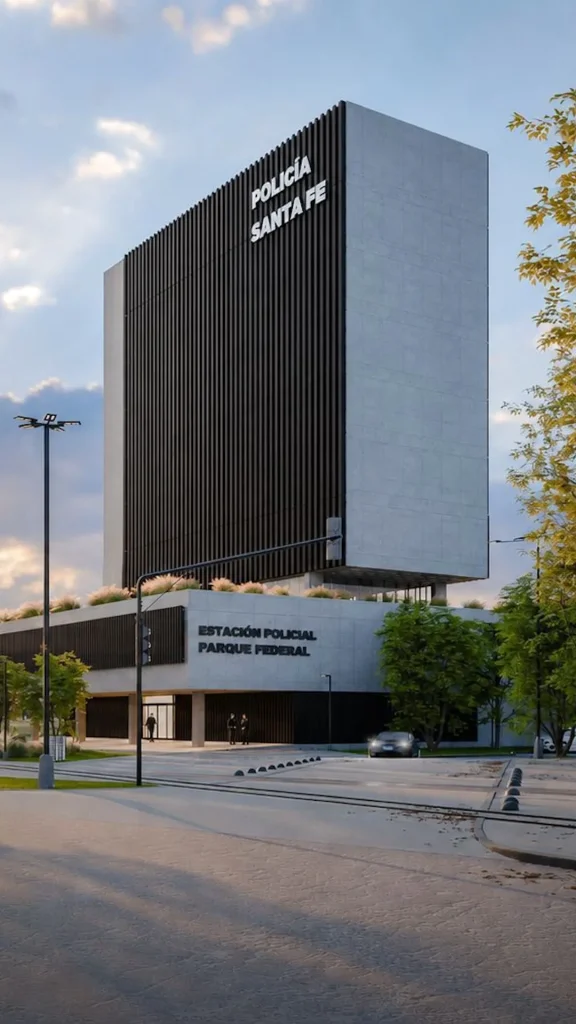 Así será la nueva Estación Policial Parque Federal en la ciudad de Santa Fe
