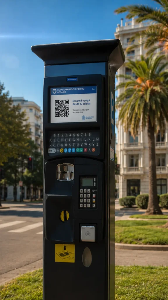 Proponen pagar el estacionamiento medido de Rosario con un código QR