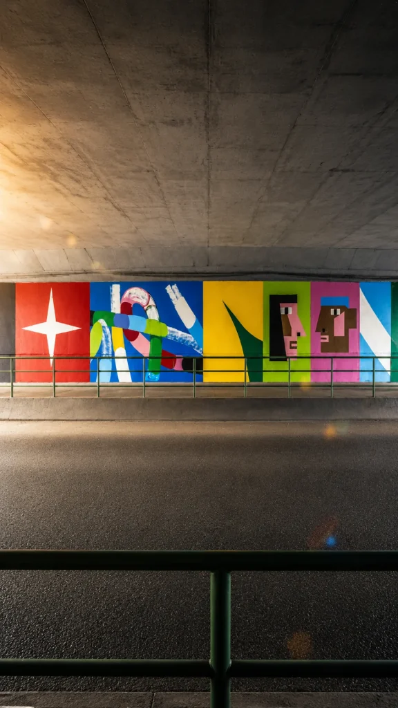 Así avanzan las intervenciones artísticas en puentes de la Av. Circunvalación de Rosario