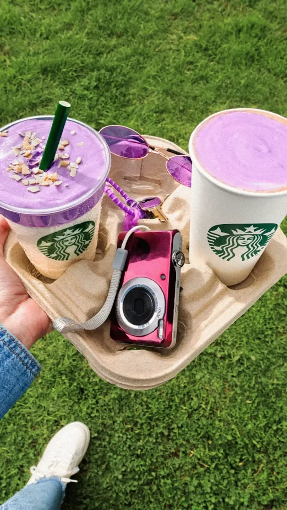 Las nuevas bebidas de Starbucks Argentina para el invierno: Ube Coco Latte y Frappuccino
