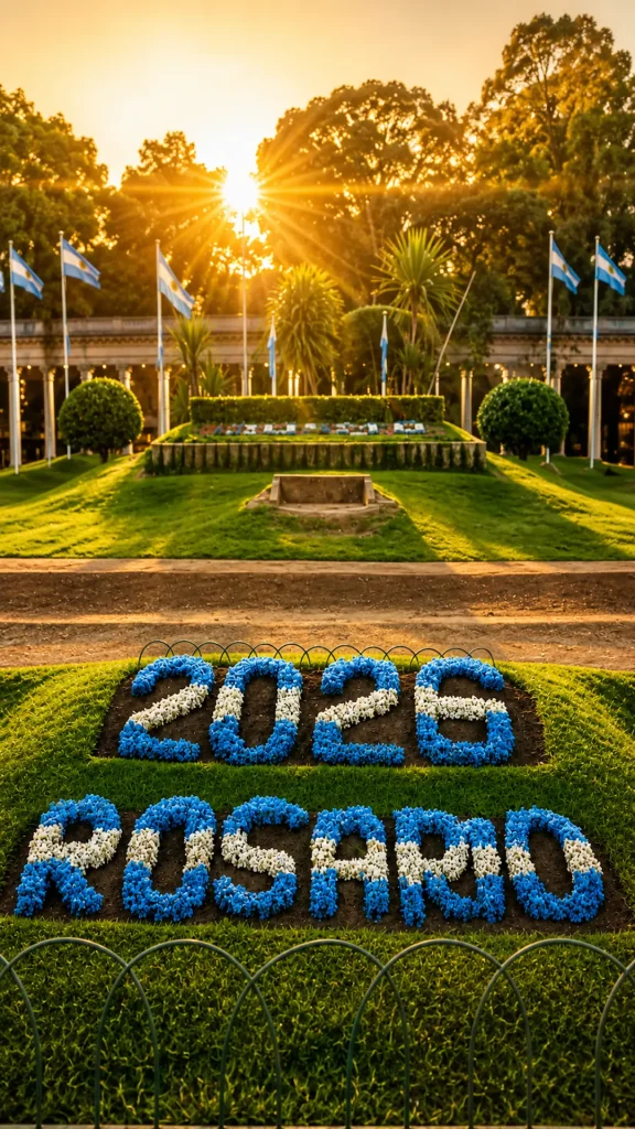 Por obras en el Parque Independencia no se podrá acceder al calendario de flores hasta fin de julio