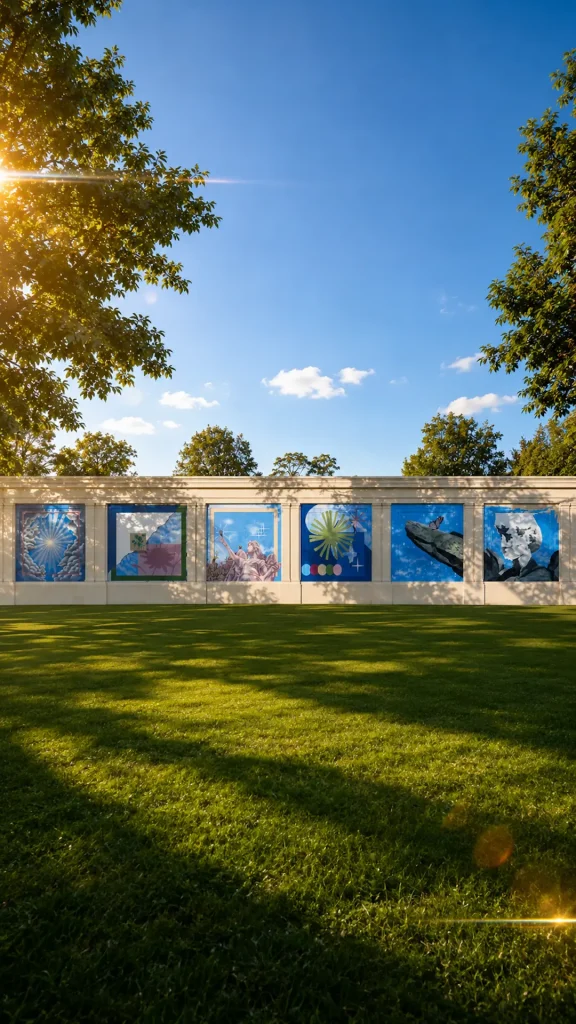Así es el primer mural colectivo en el cementerio El Salvador de Rosario