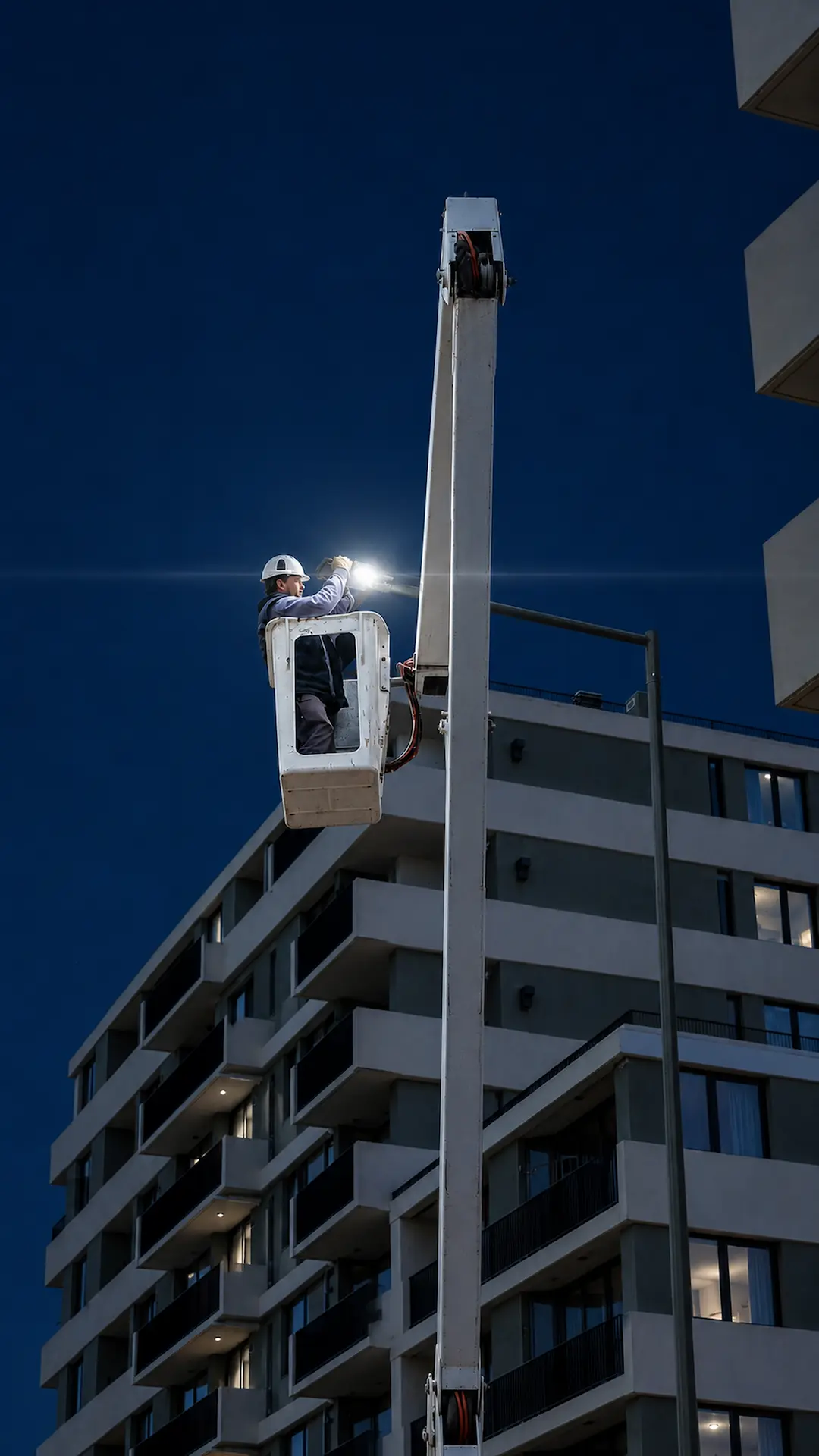 Avanza la colocación de 400 nuevas luces led en la Villa Olímpica y el Parque Héroes de Malvinas