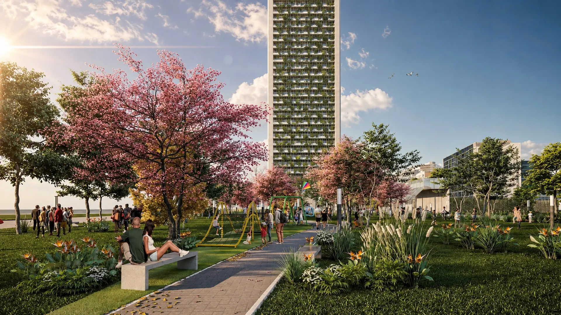 Puerto Norte: cómo avanza la construcción del rascacielos de 200 metros, el más alto de Rosario