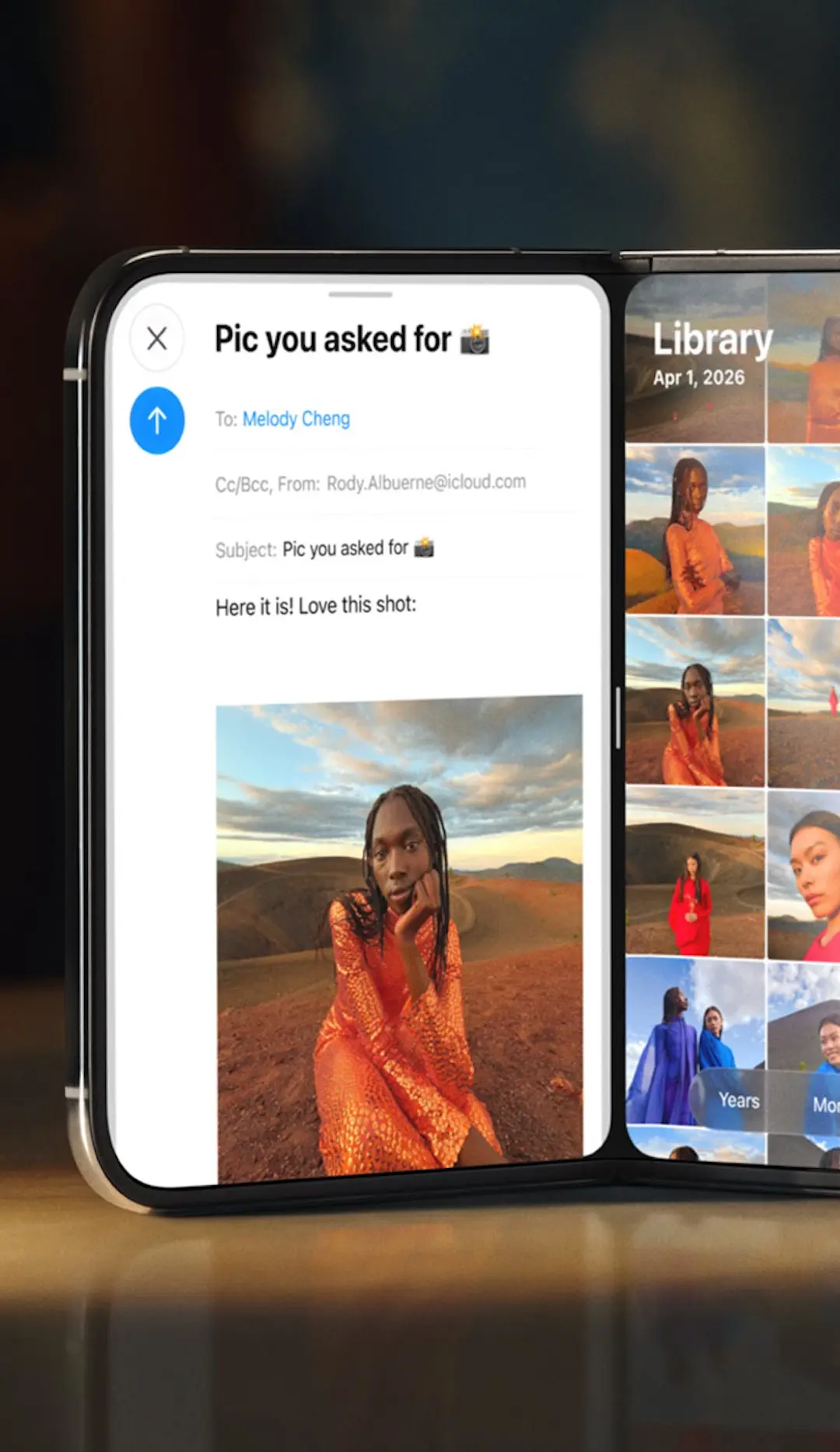 Así es el nuevo iPhone Duo: el primer celular plegable de Apple