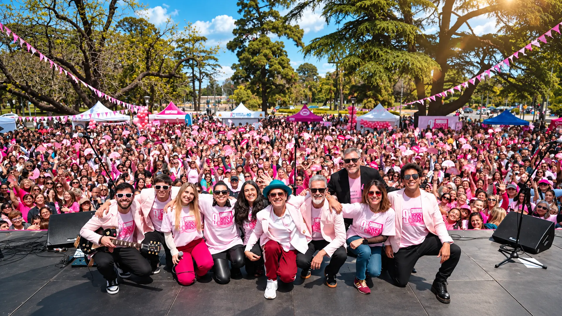 9.000 personas participaron de la Caminata Rosa Rosario 2026