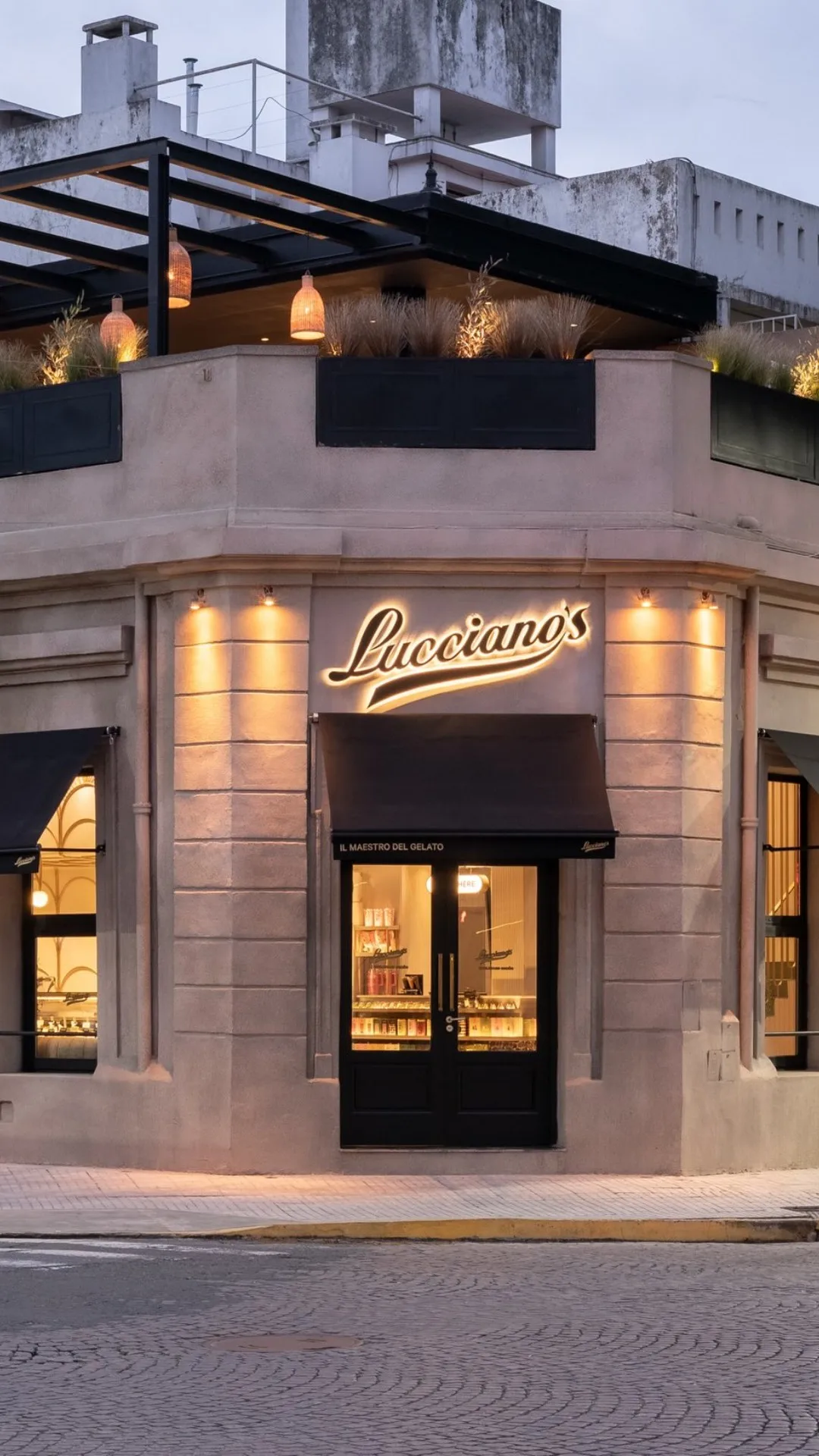 Así es la nueva heladería Lucciano's en Bv. Oroño y Jujuy