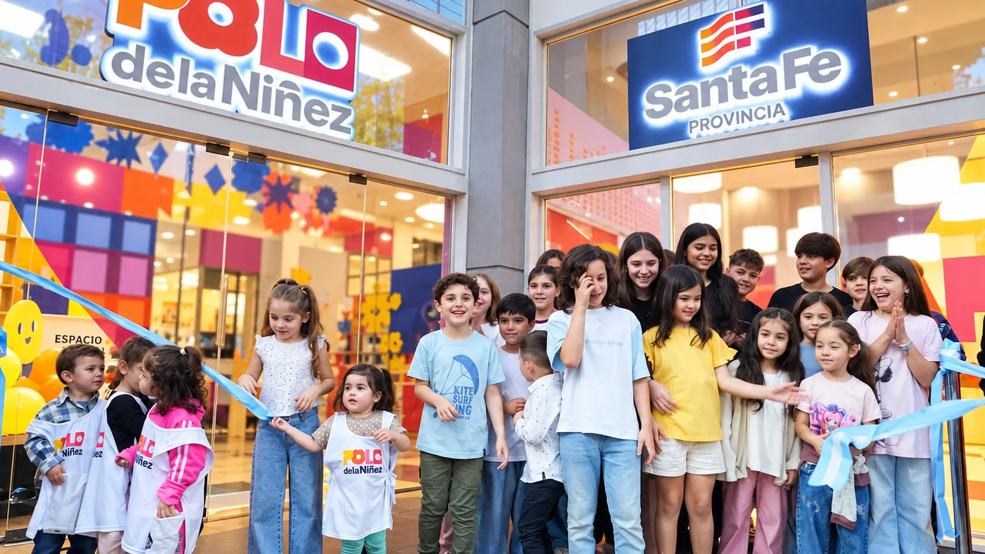 Inauguró el Polo de la Niñez Rosario en la esquina de Sarmiento y Santa Fe