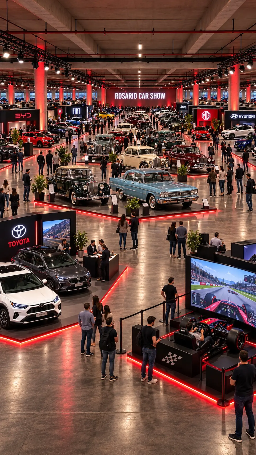 Llega el Salón del Automóvil de Rosario: del 23 al 25 de octubre, más de 100 autos en exhibición, eléctricos, híbridos, clásicos y deportivos y simuladores de Fórmula 1